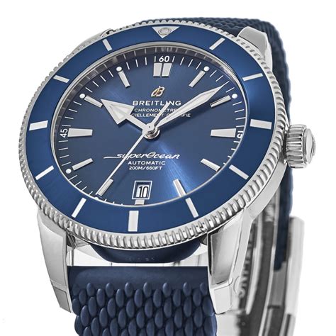 breitling superocean heritage 46 chronometer blue dial|Breitling Superocean Heritage chronograph automatic.